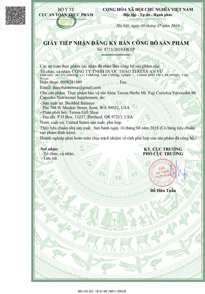 nghien cu thu nghiem lam sang san pham nam van chi trong dieu tri covid-19